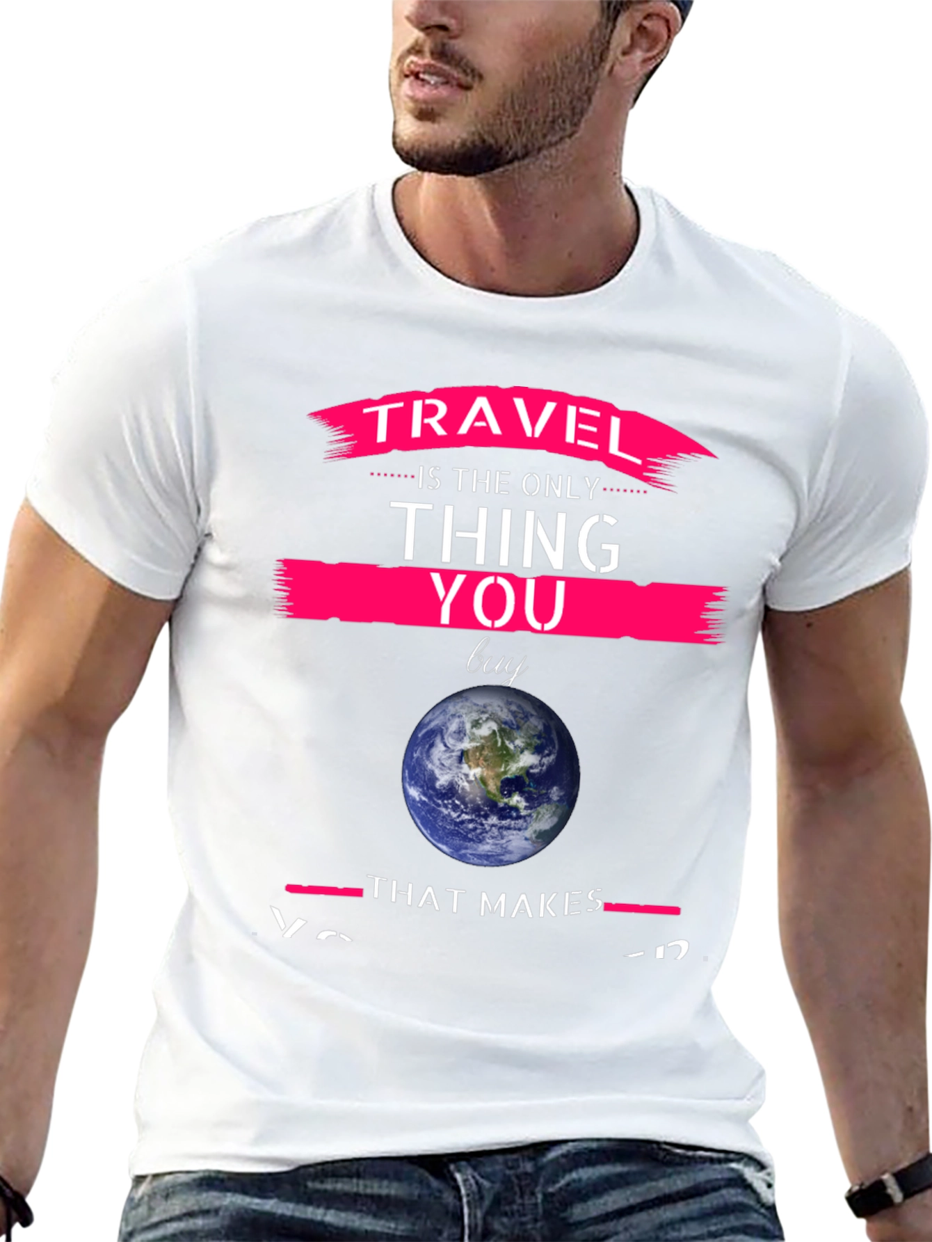 Travel is the Only Thing You Buy Graphic Tee