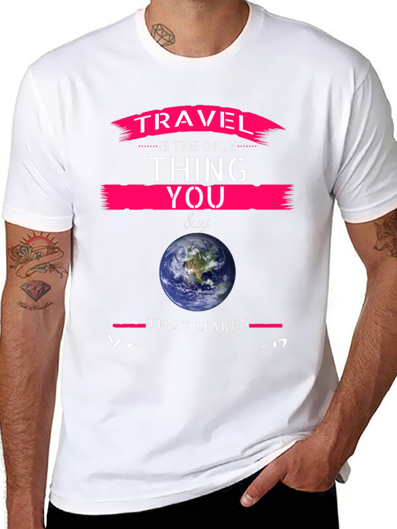 Travel is the Only Thing You Buy Graphic Tee