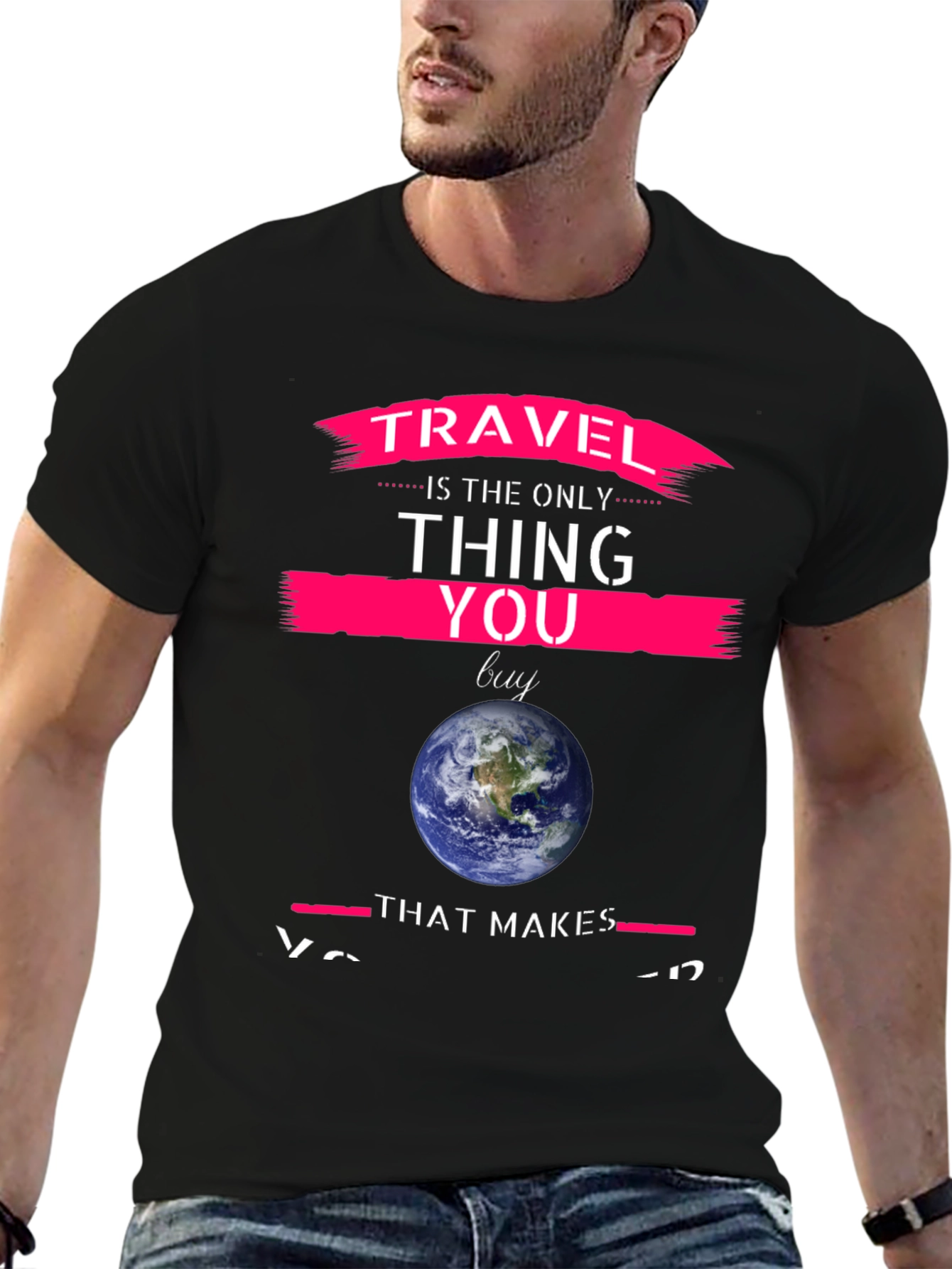 Travel is the Only Thing You Buy Graphic Tee