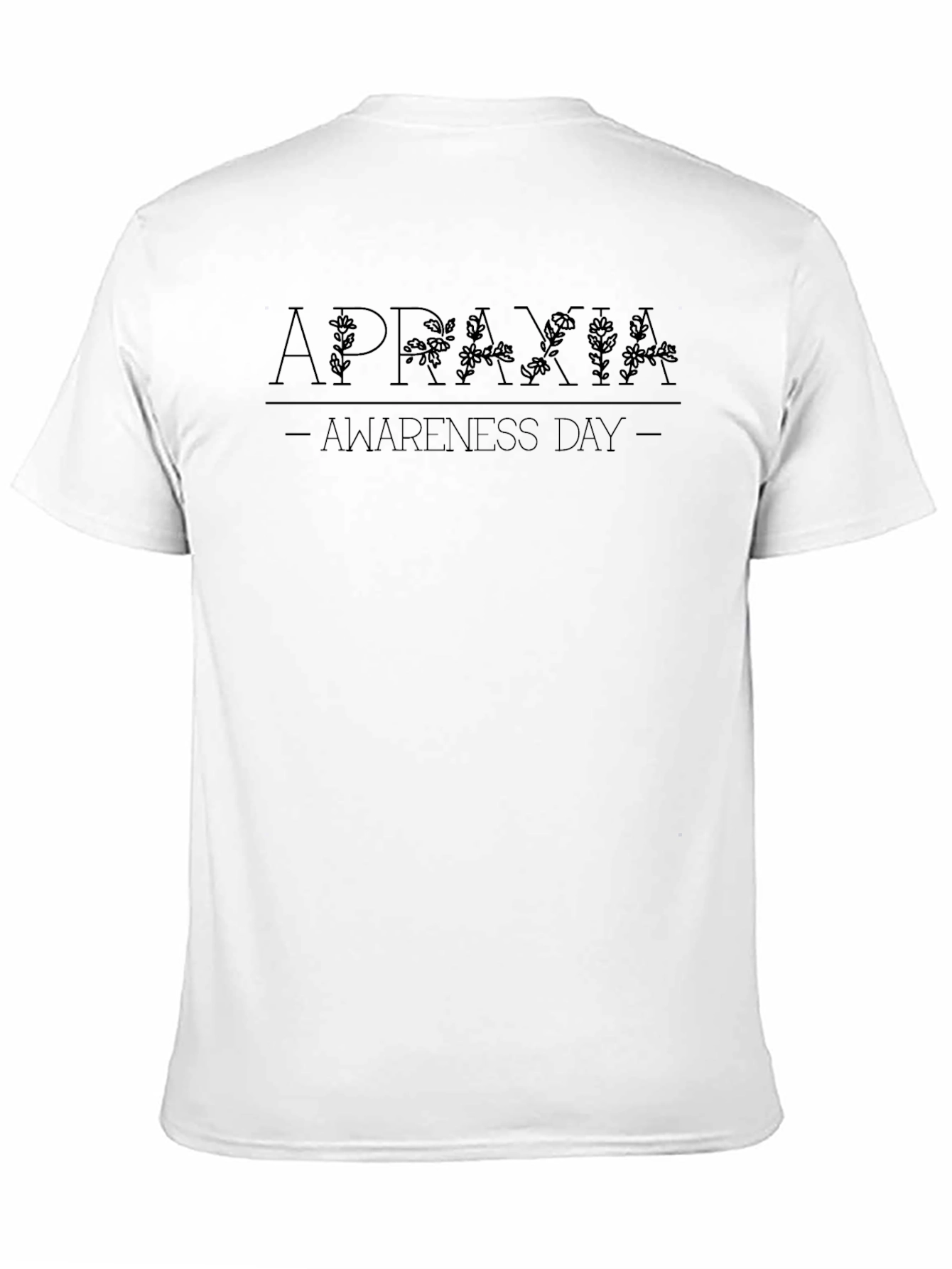 Apraxia Awareness Day Black T-Shirt