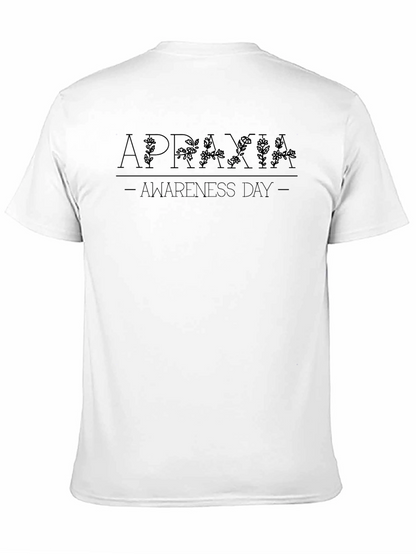 Apraxia Awareness Day Black T-Shirt