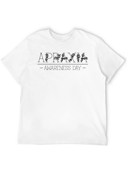 Apraxia Awareness Day Black T-Shirt