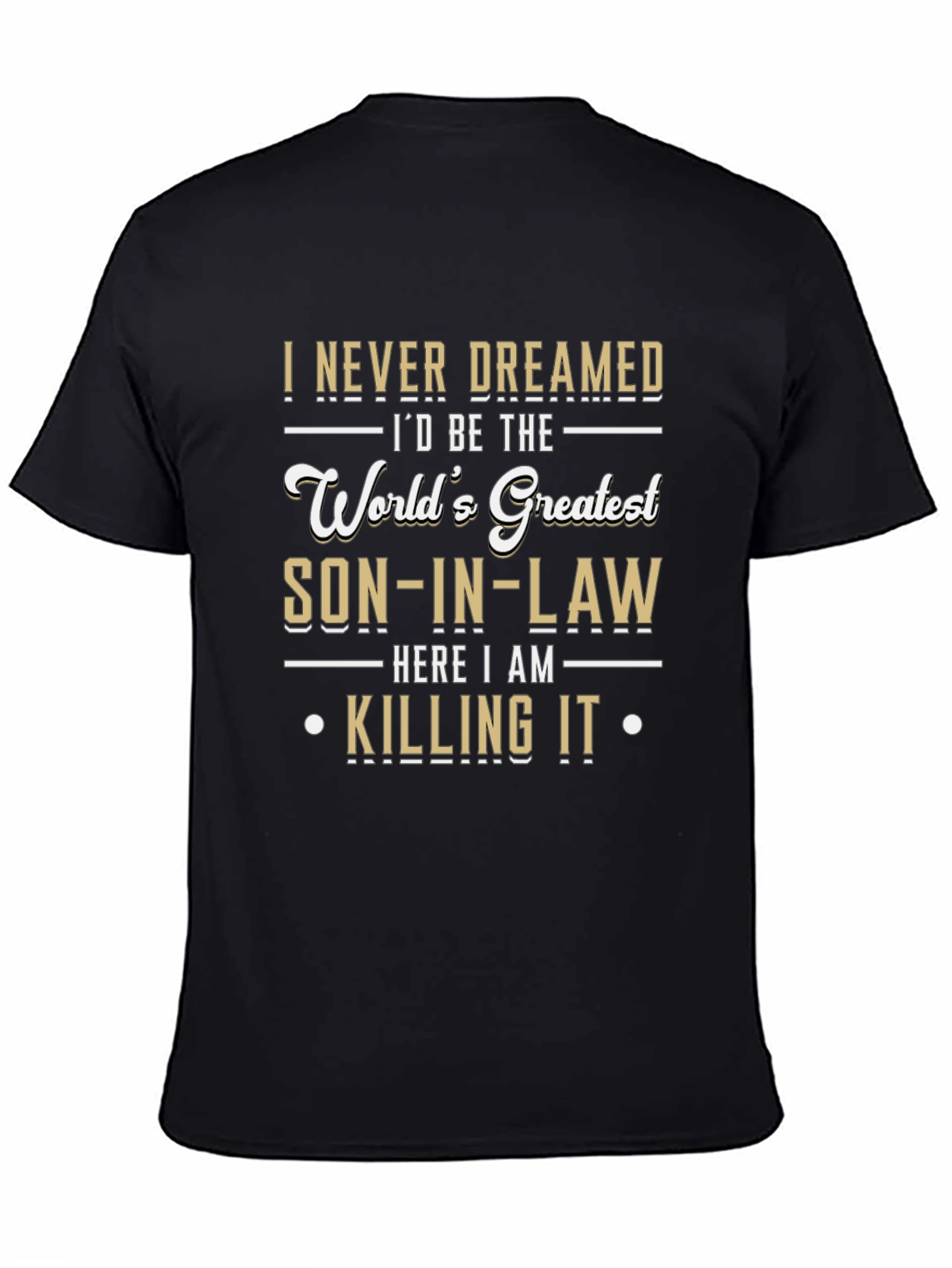 Worlds Greatest Son-in-Law Novelty Graphic T-Shirt