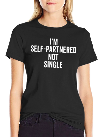 Self-Partnered T-Shirt - Unique Statement Tee