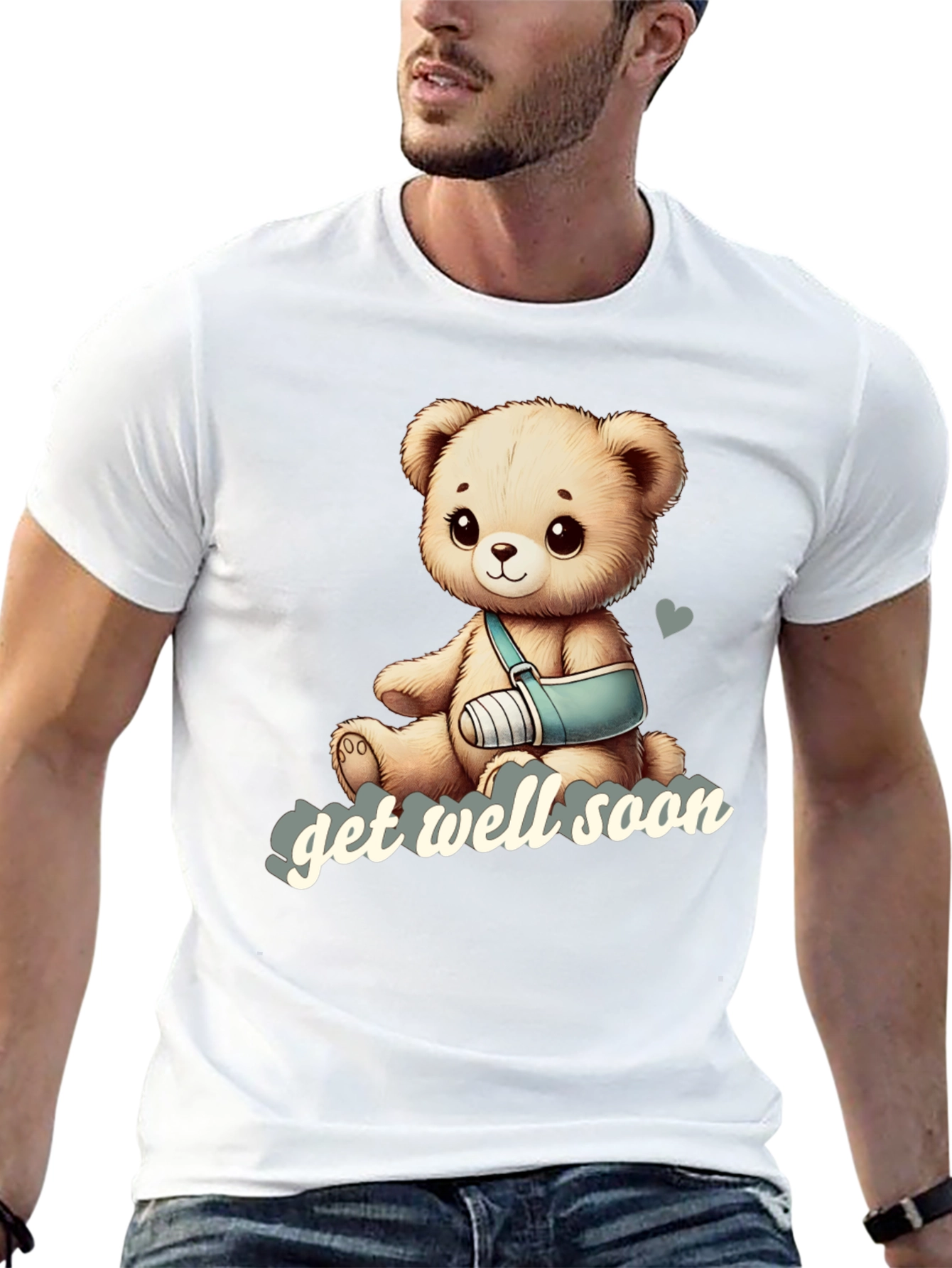 Get Well Soon Teddy Bear Graphic Tee