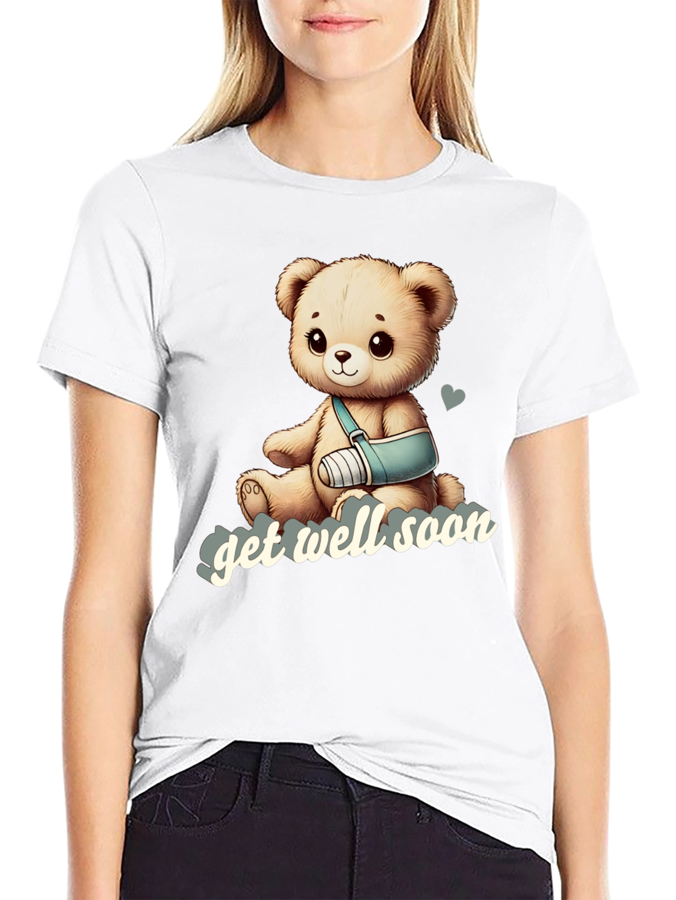 Get Well Soon Teddy Bear Graphic Tee