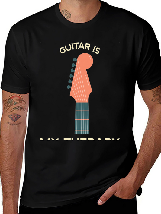 Guitar Is My Therapy T-Shirt - Musician Apparel