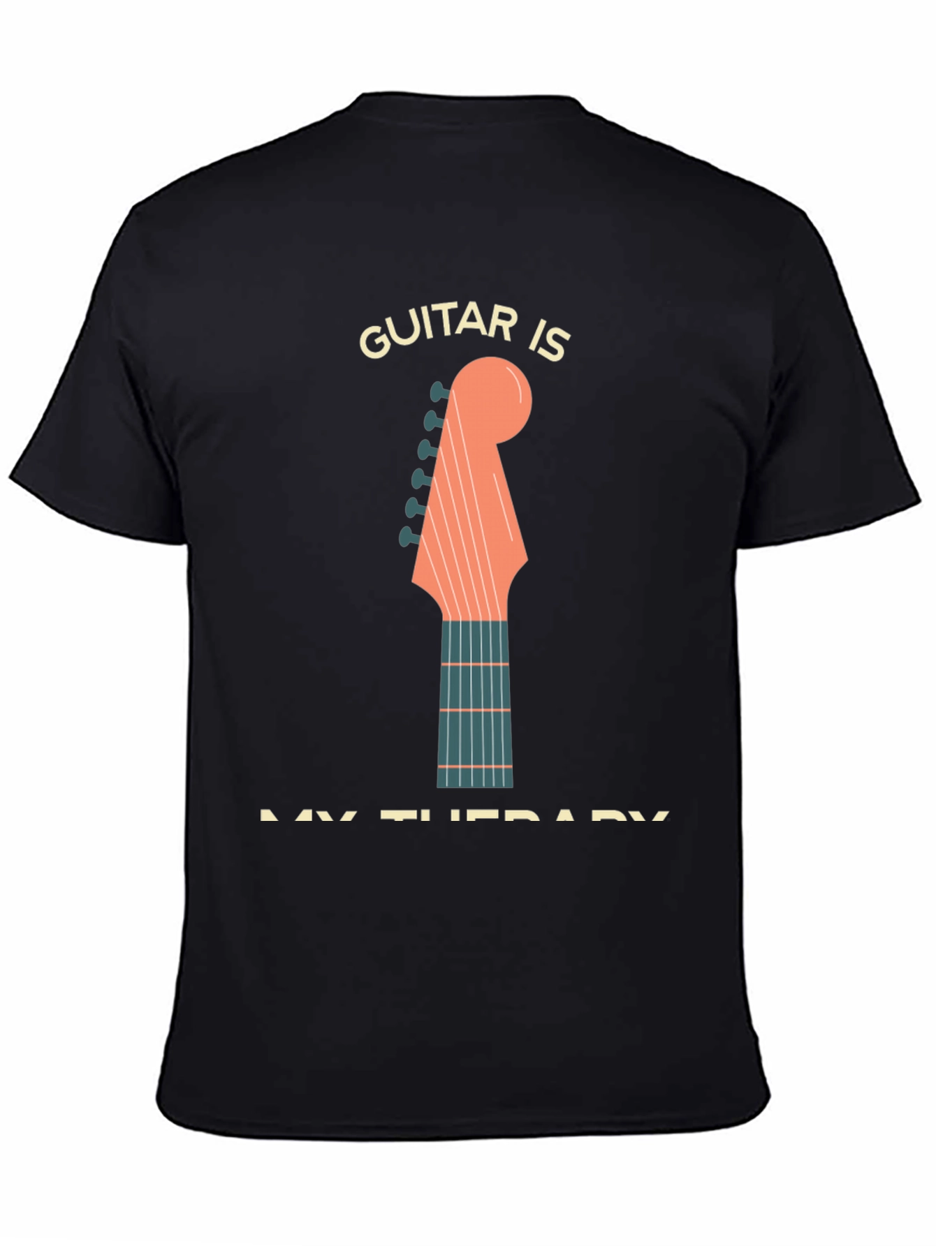 Guitar Is My Therapy T-Shirt - Musician Apparel