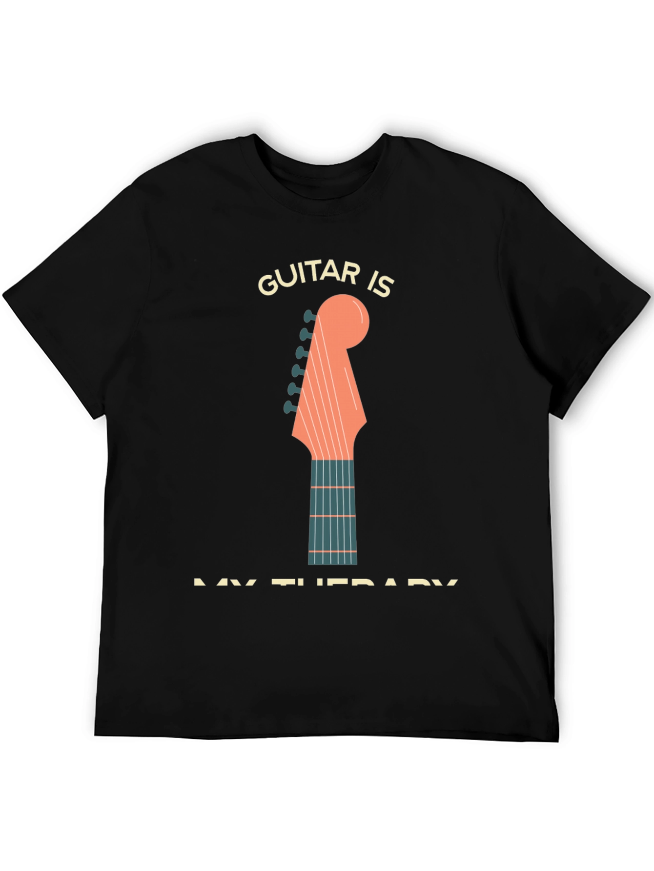 Guitar Is My Therapy T-Shirt - Musician Apparel