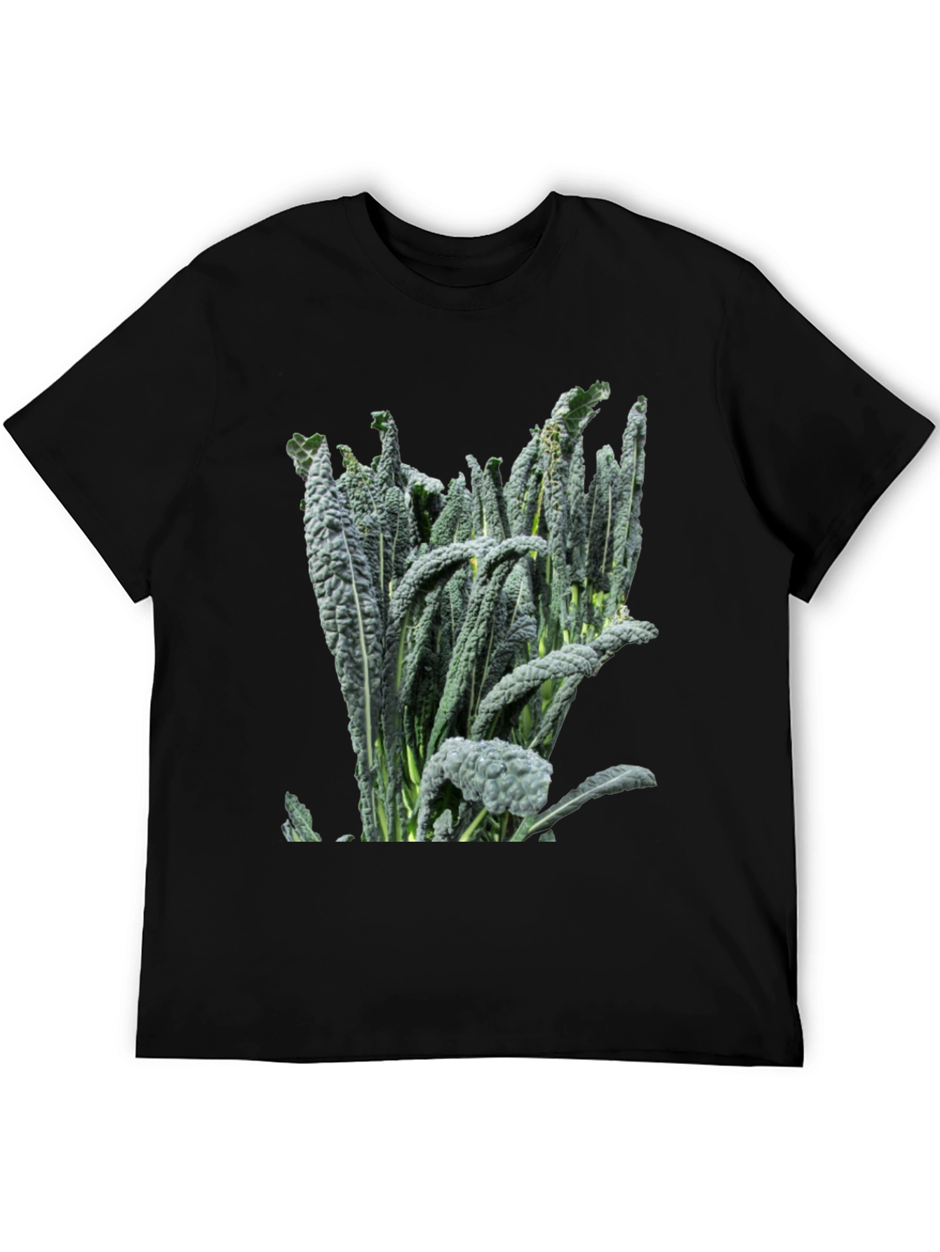 Kale Graphic Black T-Shirt