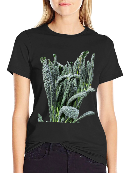 Kale Graphic Black T-Shirt