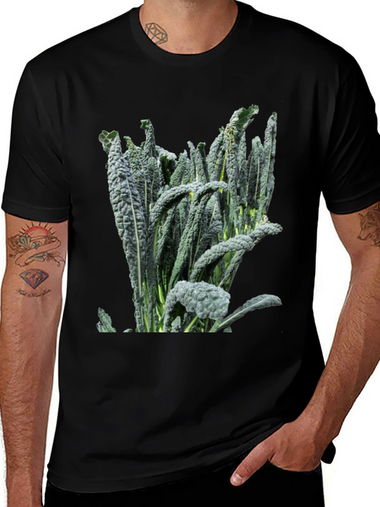 Kale Graphic Black T-Shirt