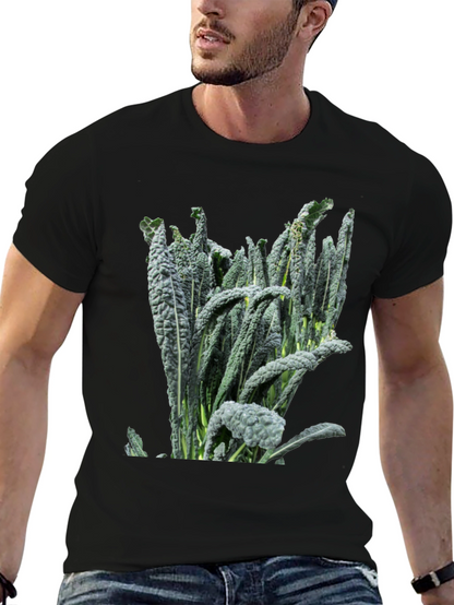 Kale Graphic Black T-Shirt