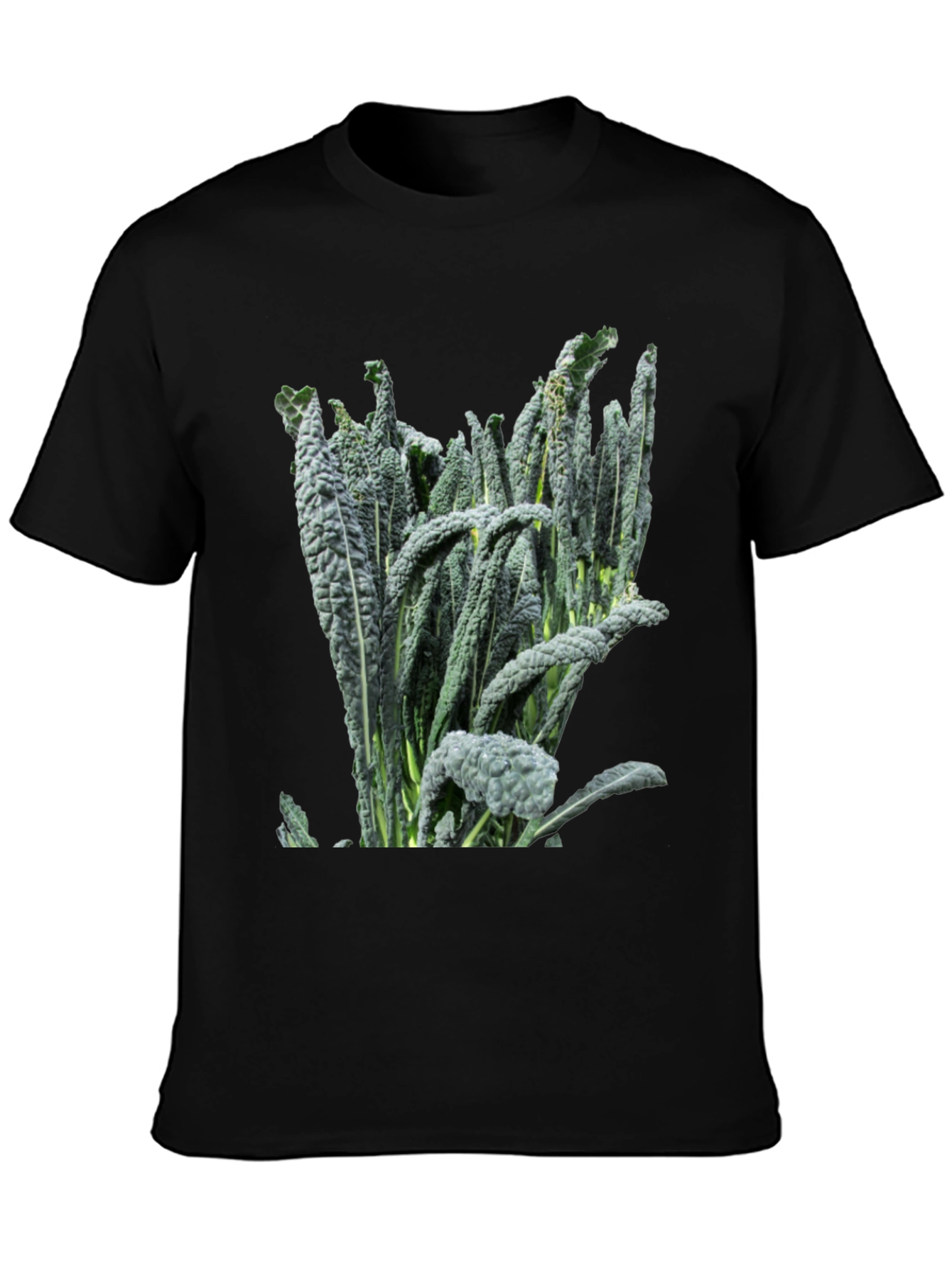 Kale Graphic Black T-Shirt