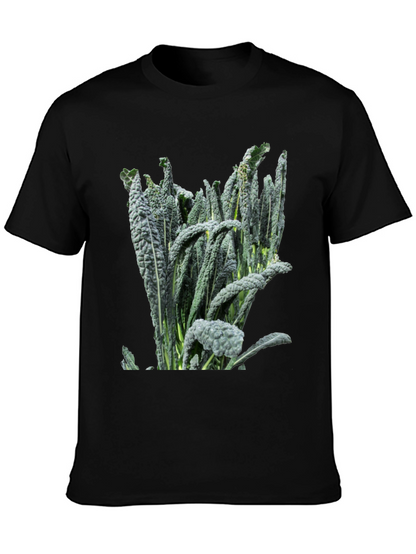 Kale Graphic Black T-Shirt