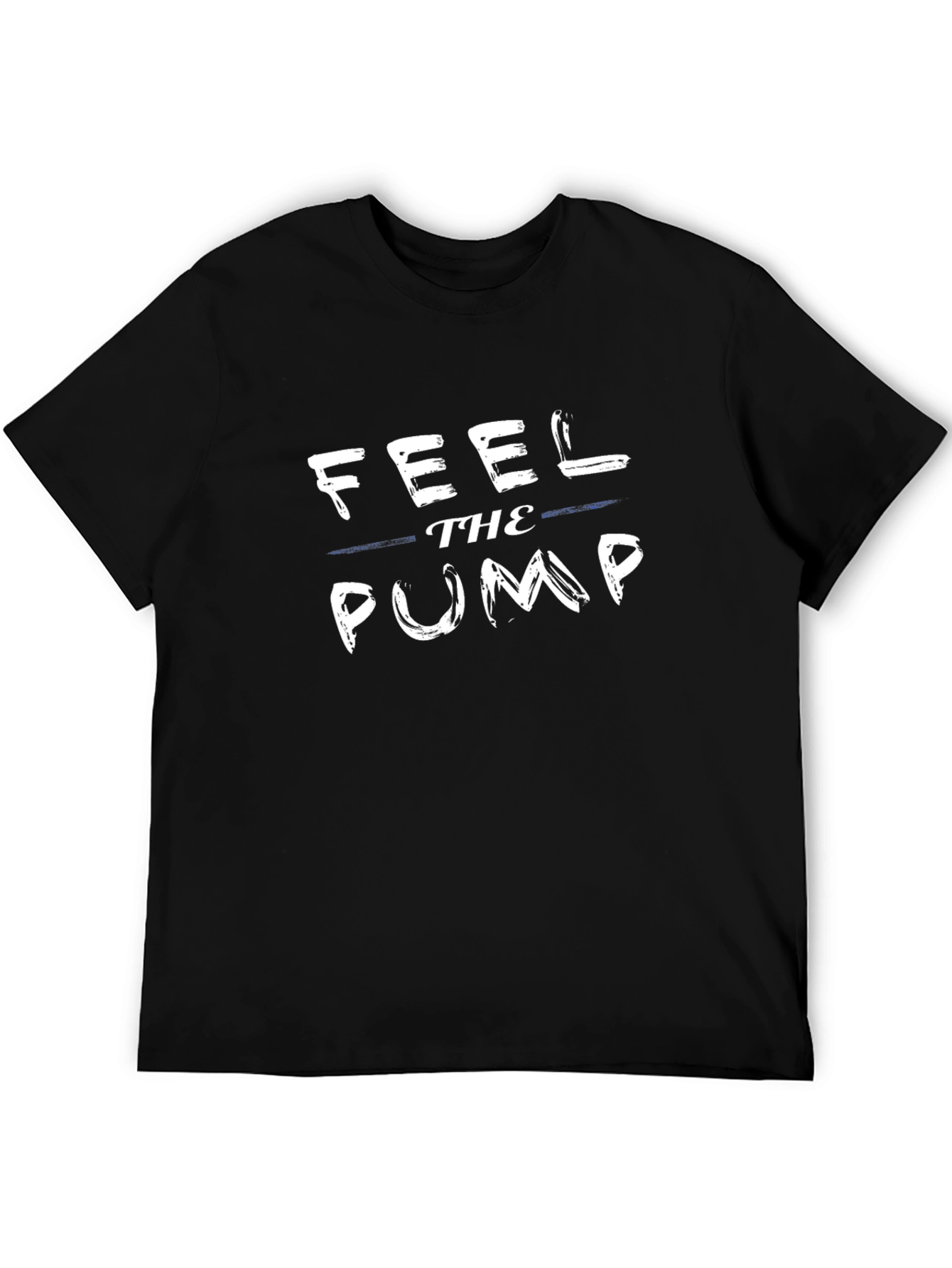 Feel the Pump Black Graphic T-Shirt