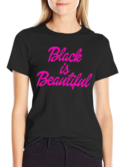 Black is Beautiful Graphic Tee - Stylish Empowerment T-Shirt