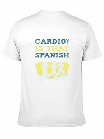 Cardio? Is That Spanish Funny Running T-Shirt