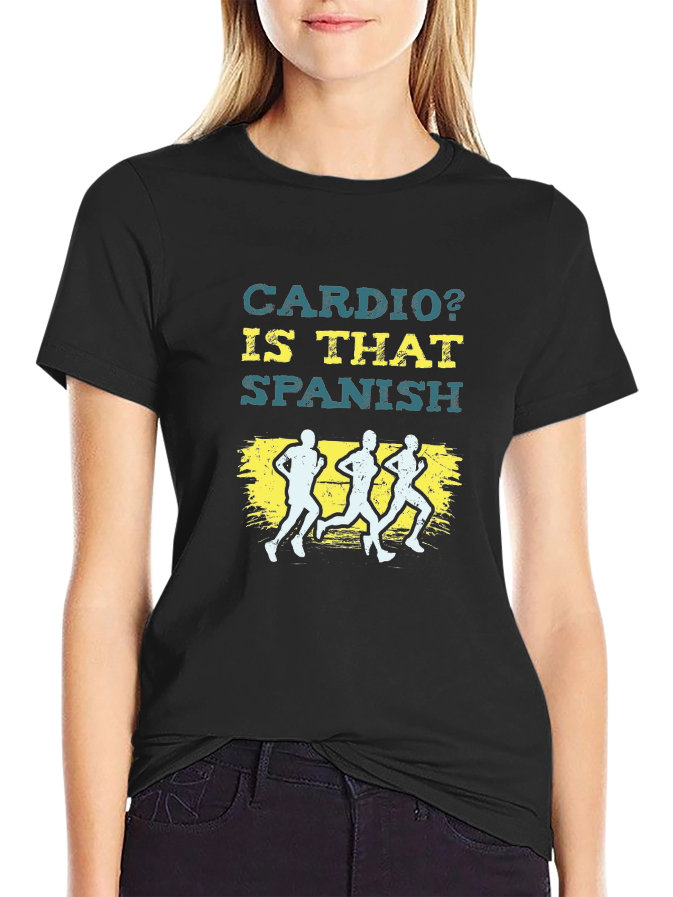 Cardio? Is That Spanish Funny Running T-Shirt