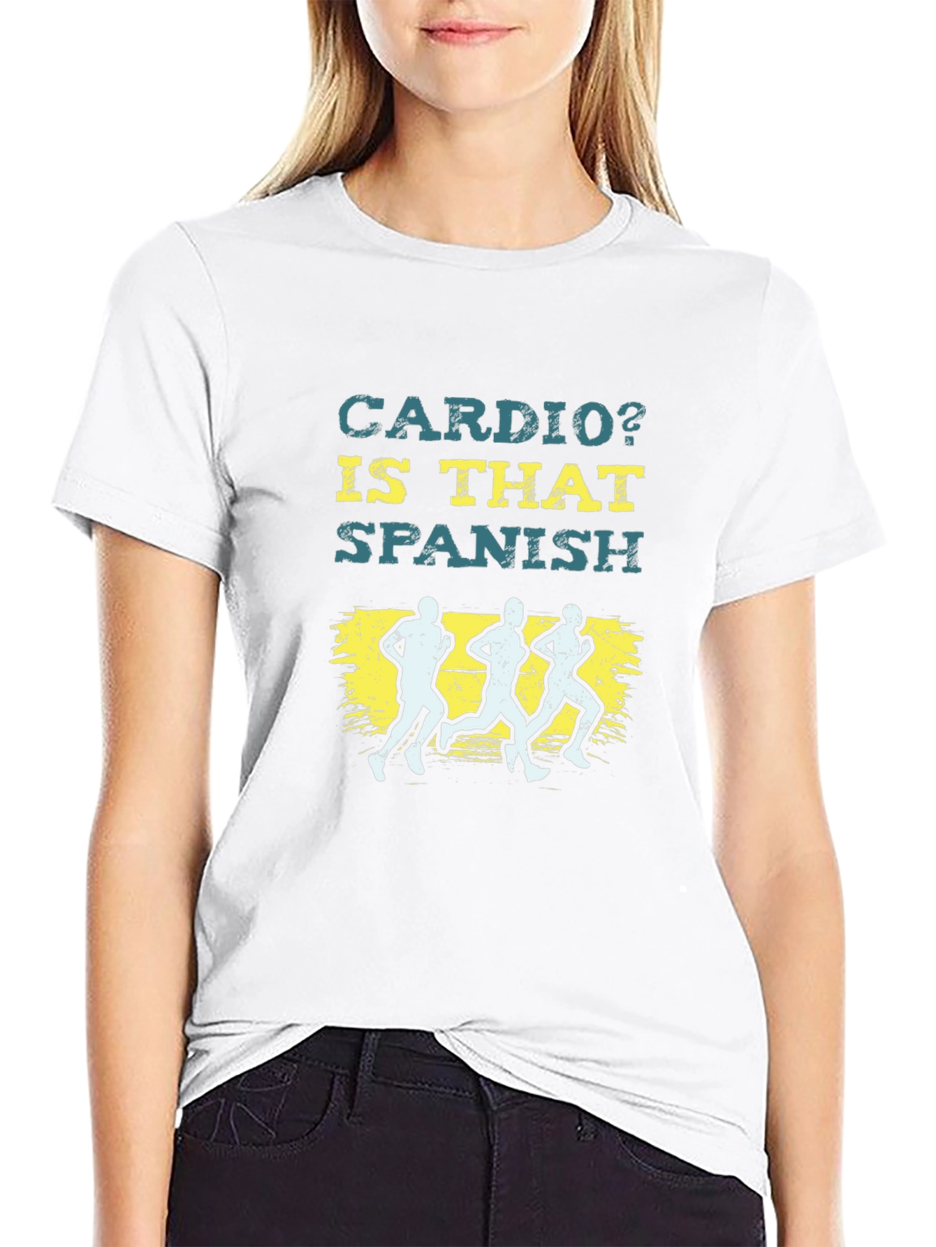Cardio? Is That Spanish Funny Running T-Shirt