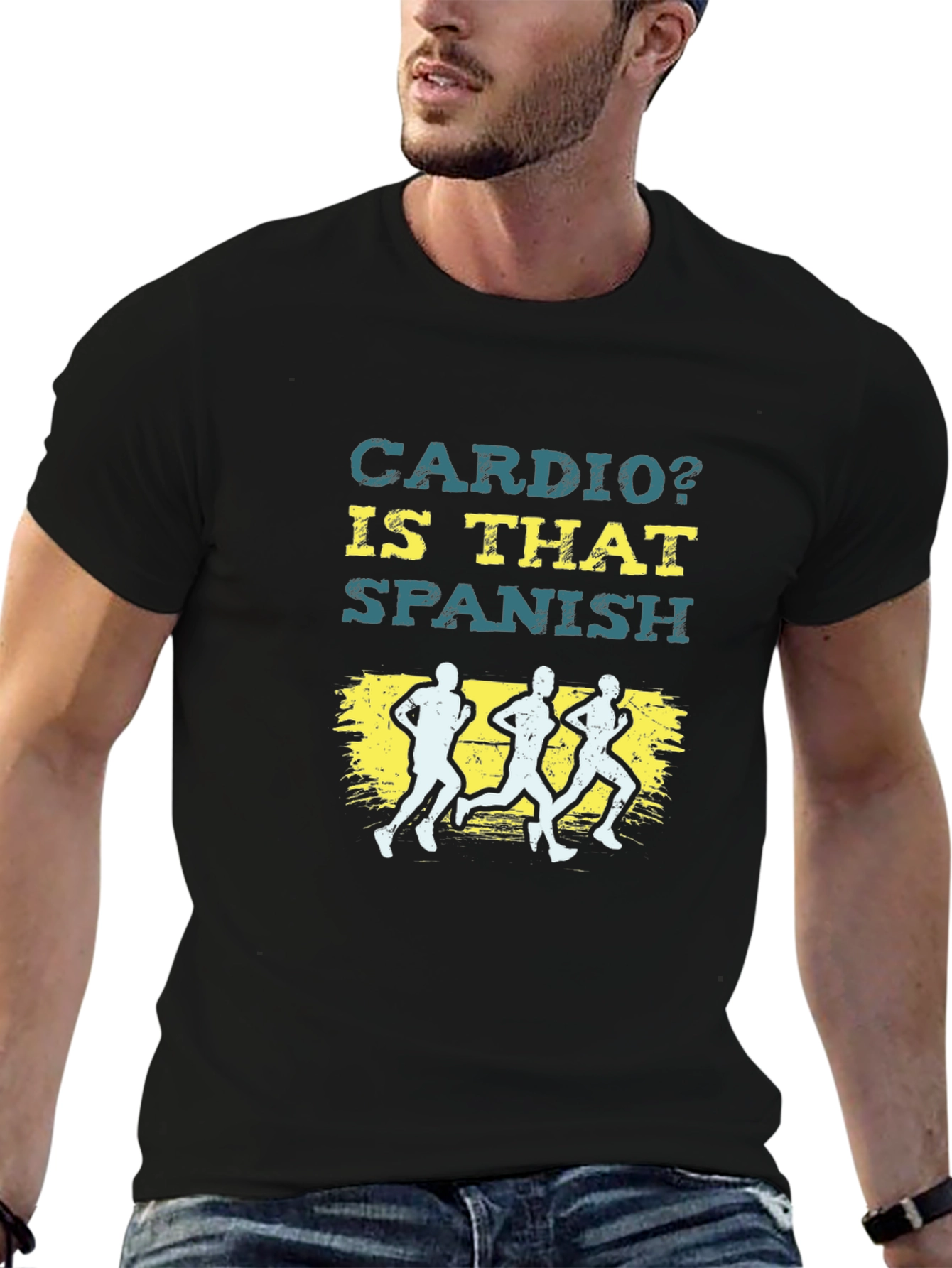 Cardio? Is That Spanish Funny Running T-Shirt