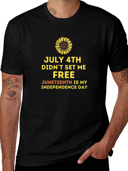 Juneteenth Independence Day Graphic T-Shirt