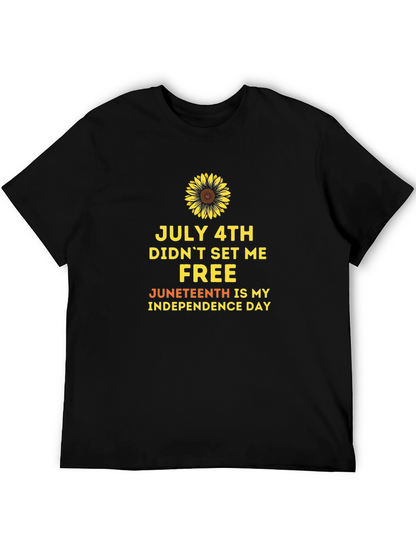 Juneteenth Independence Day Graphic T-Shirt