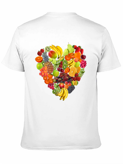 Fruit Heart T-Shirt - Stylish & Healthy