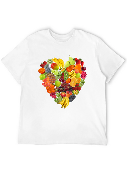 Fruit Heart T-Shirt - Stylish & Healthy