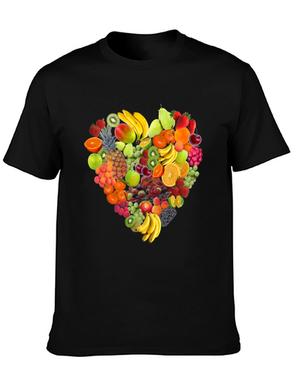 Fruit Heart T-Shirt - Stylish & Healthy