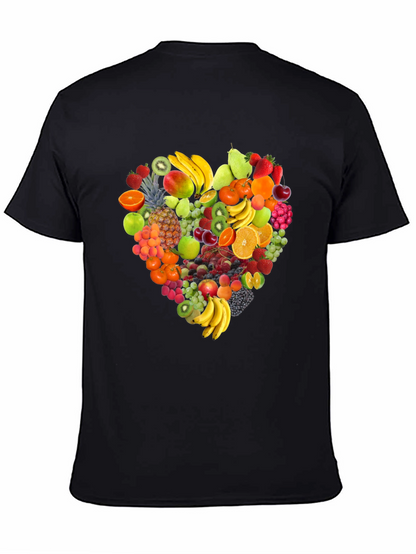 Fruit Heart T-Shirt - Stylish & Healthy
