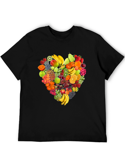 Fruit Heart T-Shirt - Stylish & Healthy