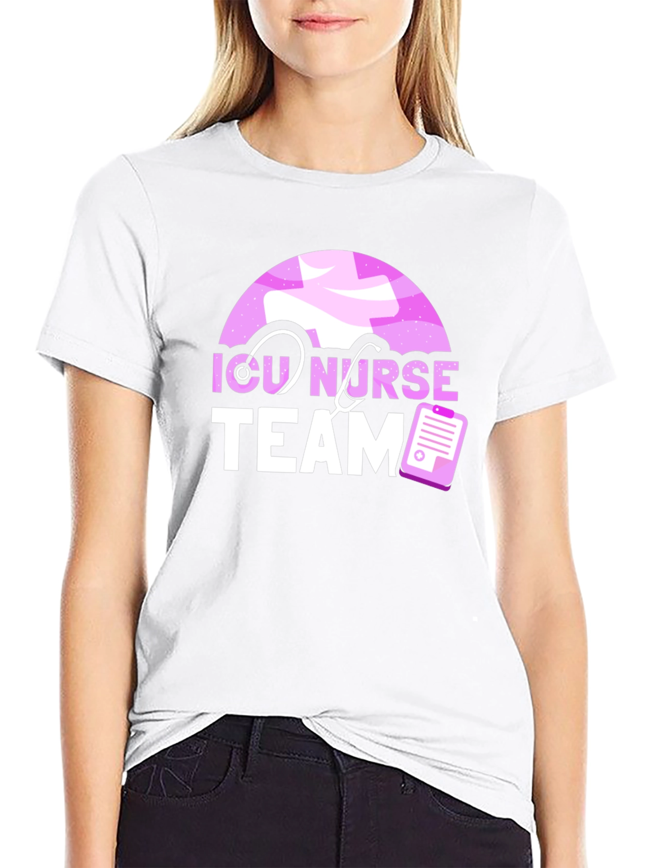 ICU Nurse Team T-Shirt - Medical Staff Appreciation