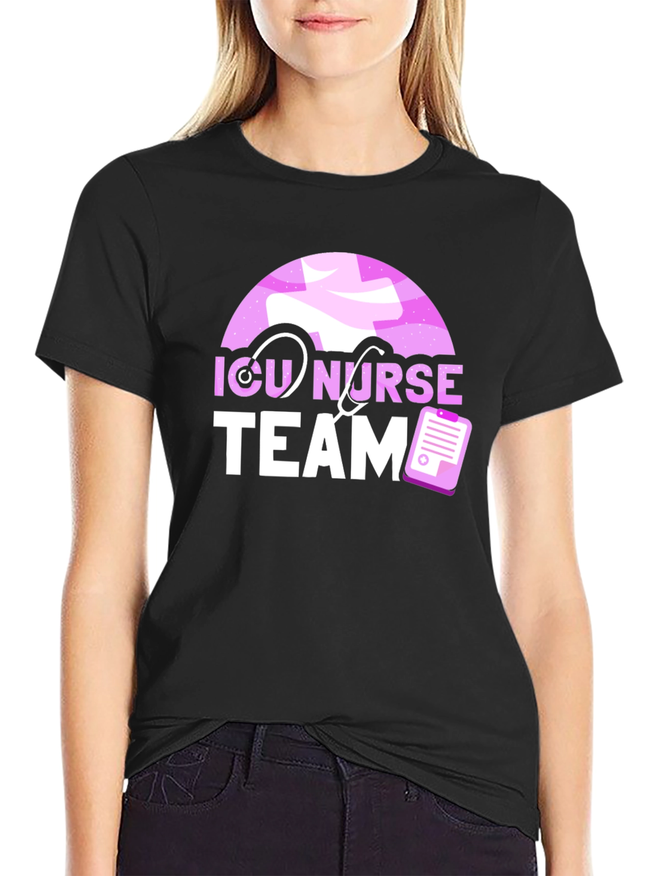 ICU Nurse Team T-Shirt - Medical Staff Appreciation
