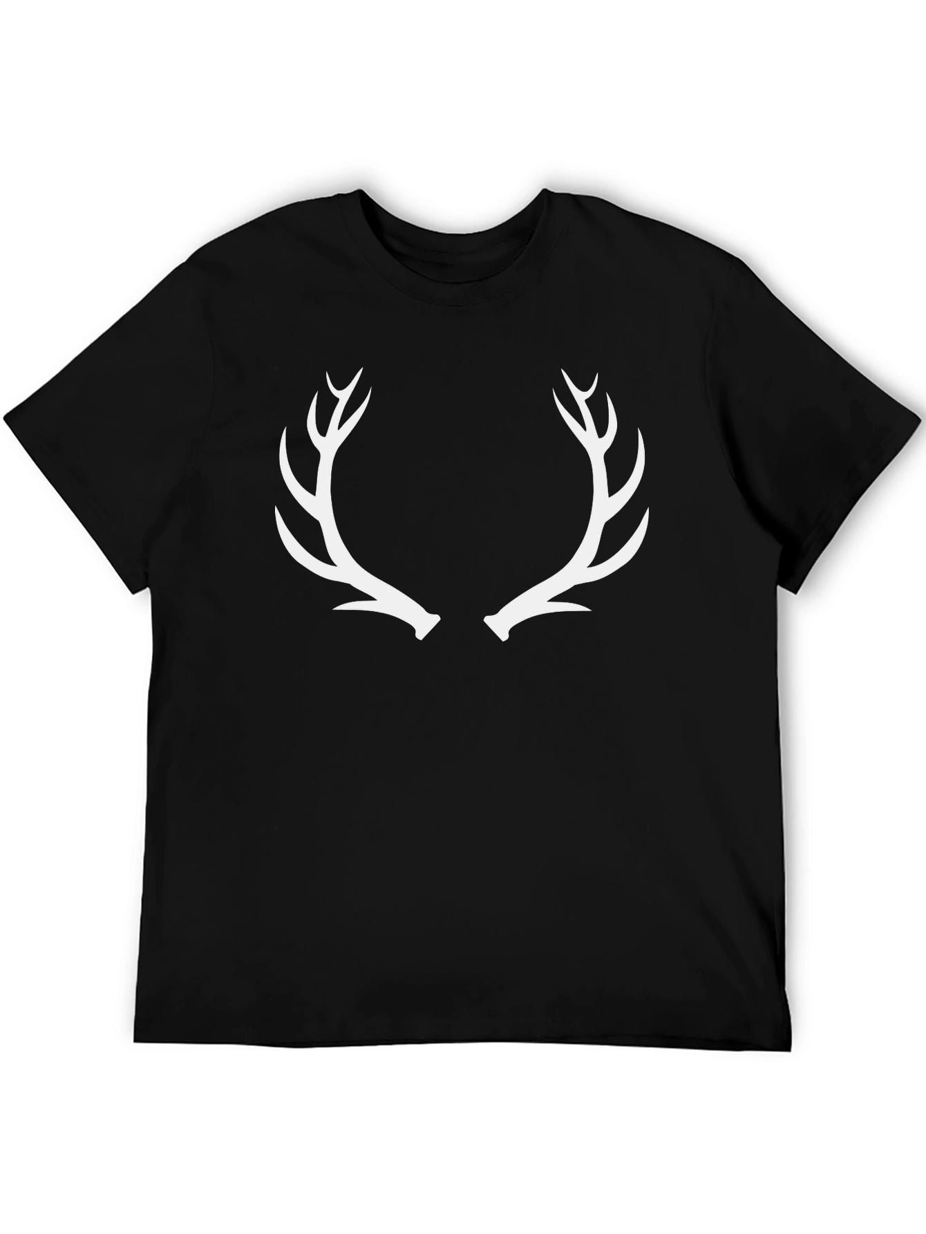 Antler Graphic Tee - Classic Black Cotton