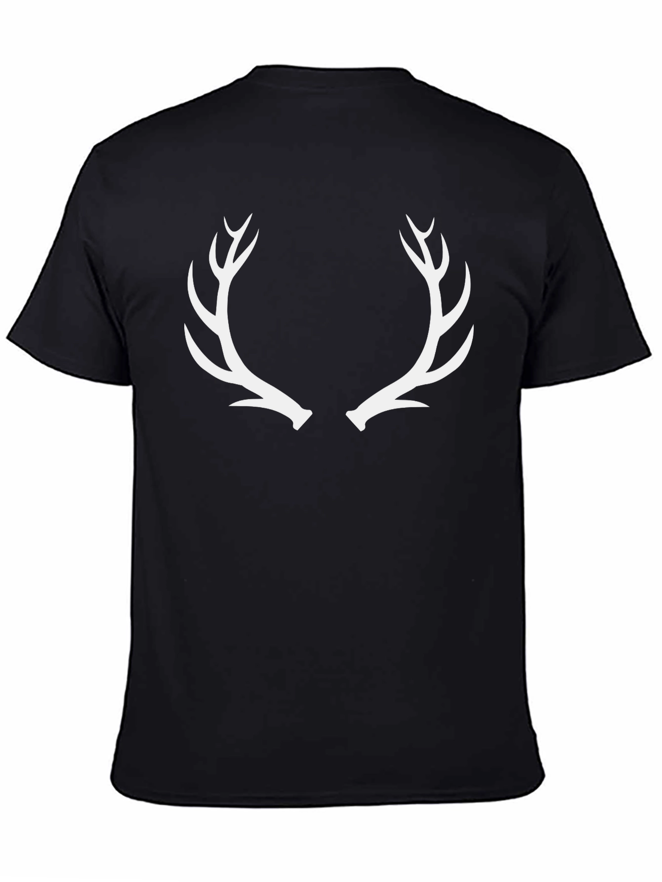 Antler Graphic Tee - Classic Black Cotton
