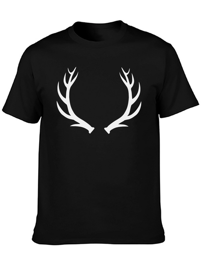 Antler Graphic Tee - Classic Black Cotton