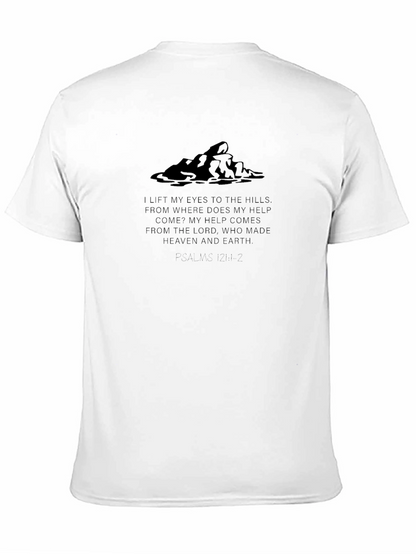 Mountains & Psalm T-Shirt - Christian Apparel