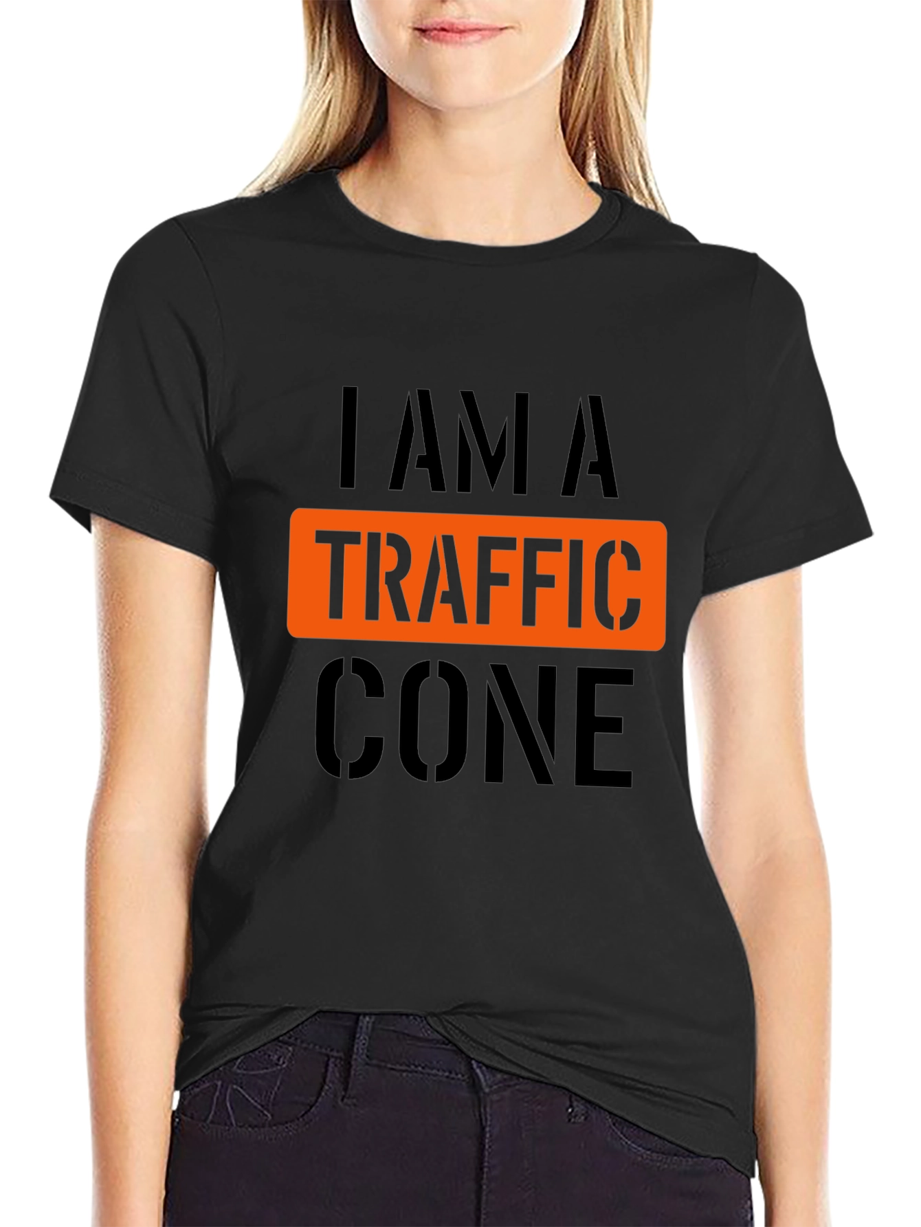 I Am A Traffic Cone Graphic T-Shirt