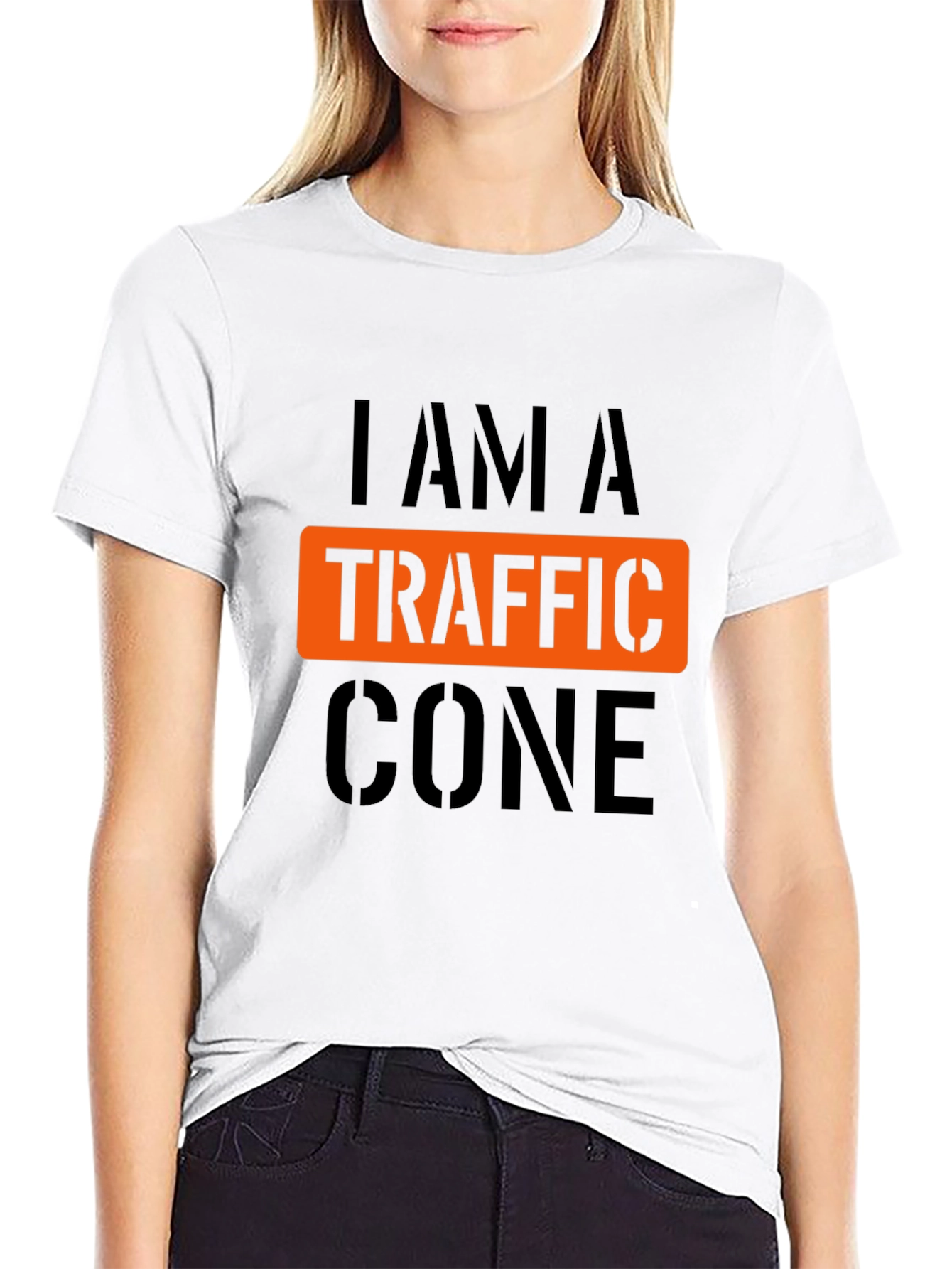 I Am A Traffic Cone Graphic T-Shirt