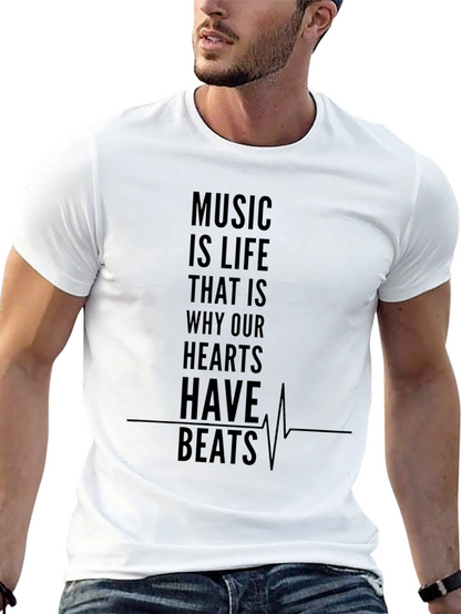 Music is Life T-Shirt - Graphic Tee