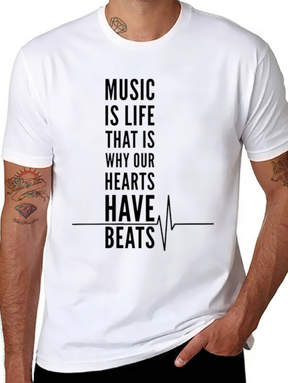 Music is Life T-Shirt - Graphic Tee