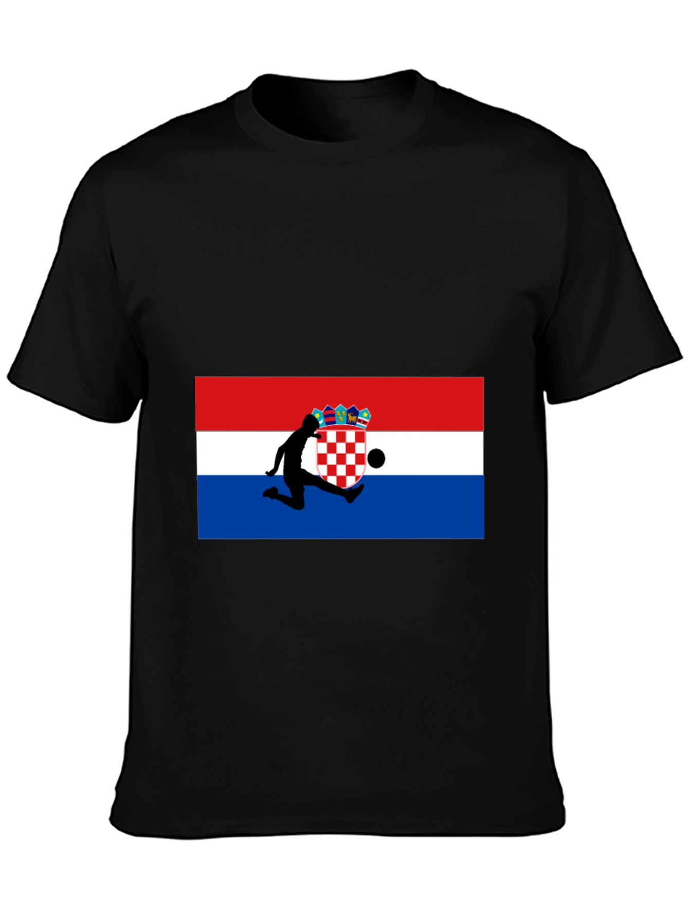 Croatia Flag Soccer T-Shirt