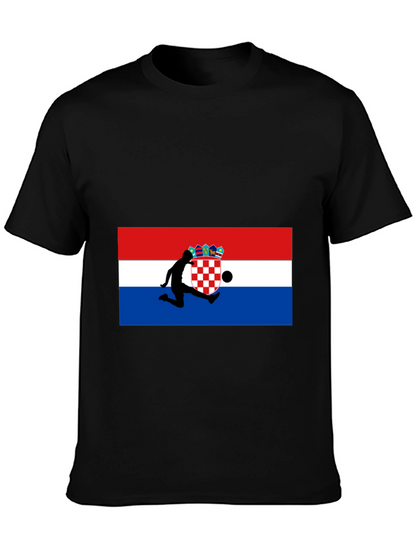 Croatia Flag Soccer T-Shirt