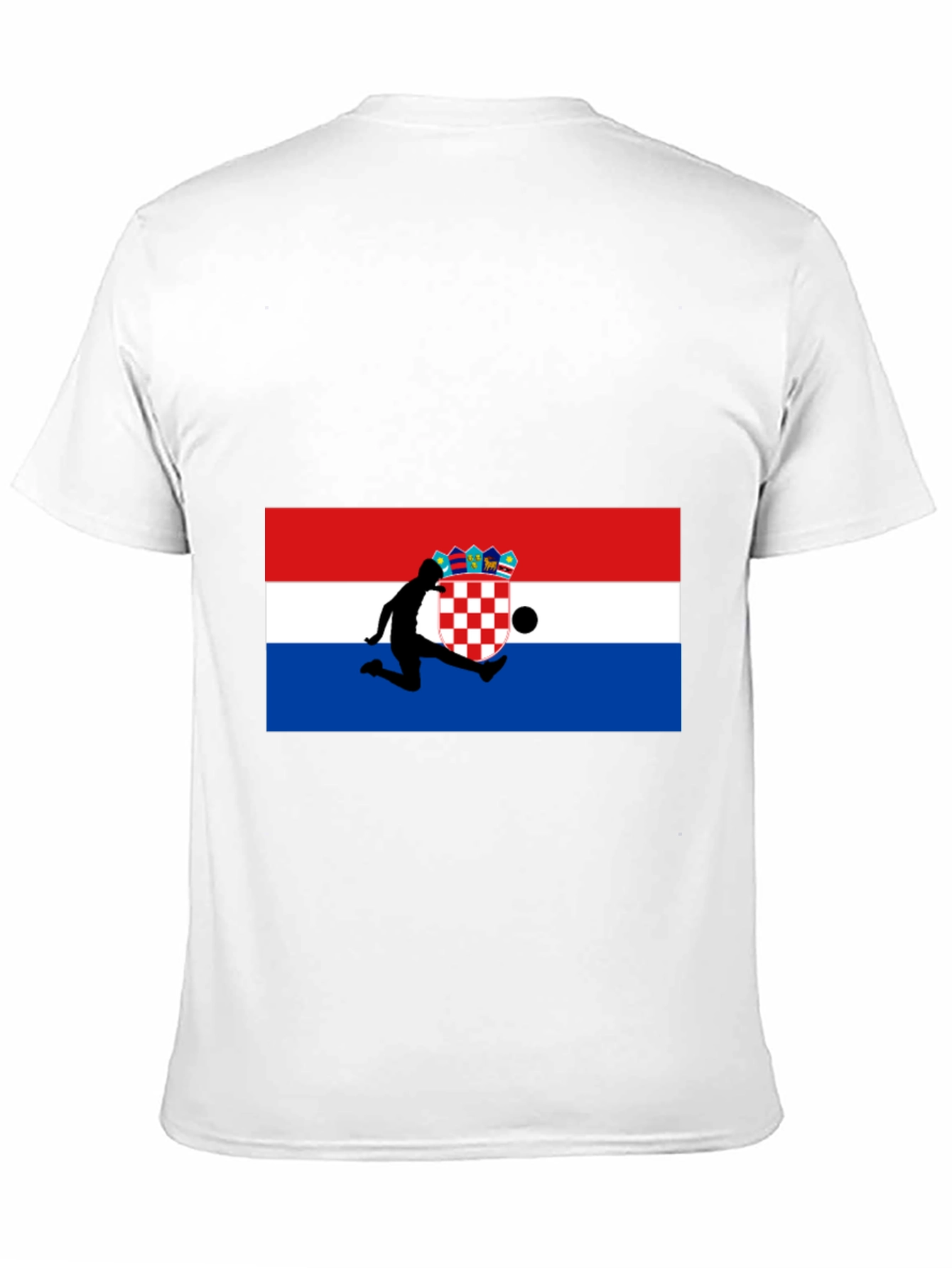 Croatia Flag Soccer T-Shirt