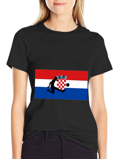 Croatia Flag Soccer T-Shirt