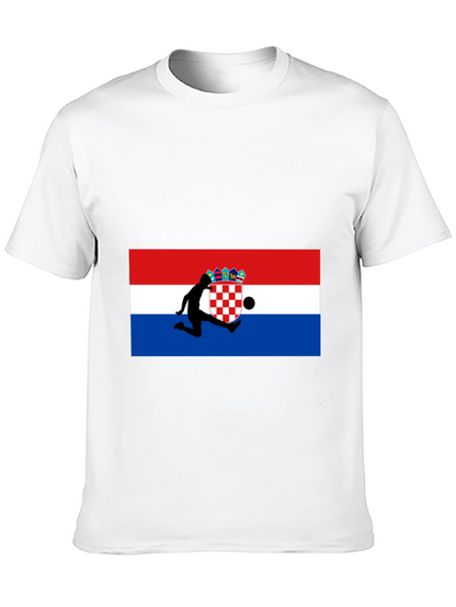 Croatia Flag Soccer T-Shirt