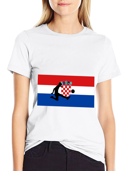 Croatia Flag Soccer T-Shirt