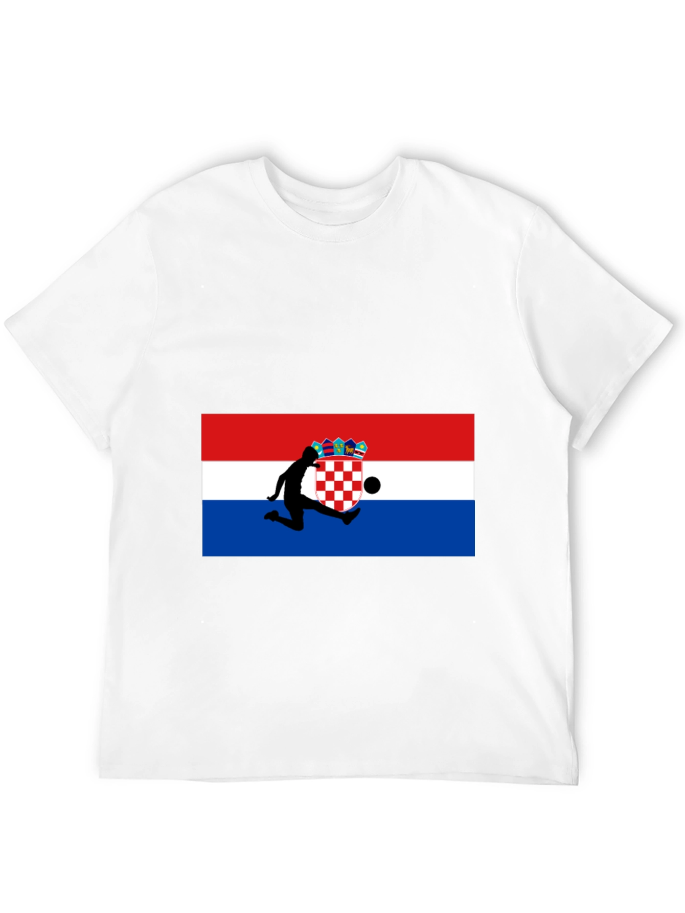 Croatia Flag Soccer T-Shirt