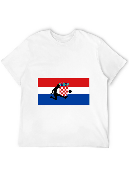 Croatia Flag Soccer T-Shirt